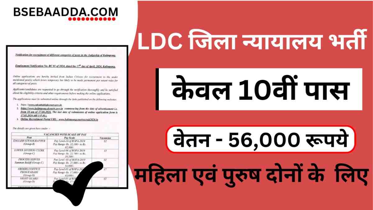 District Court LDC Bharti